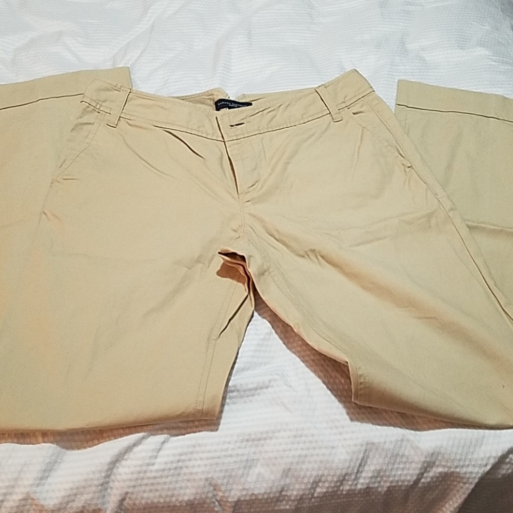 Banana Republic Martin stretch pant tan cuff
